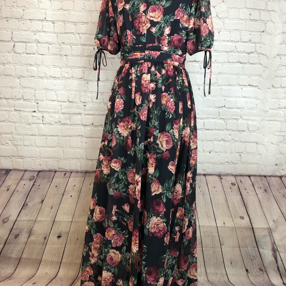 Gal Meets Glam Collection Ashlynn Floral Dress - Picture 6 of 12